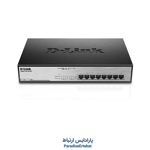 سوییچ 8 پورت دی-لینک مدل DGS-1008MP